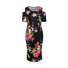 Load image into Gallery viewer, Floral-Print Cotton Summer Dress