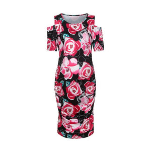 Floral-Print Cotton Summer Dress