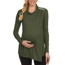 Load image into Gallery viewer, Long Sleeve Cowl Neck Side Open Top
