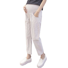 Load image into Gallery viewer, High Waist Linen Casual Pants