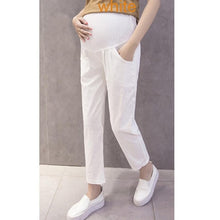 Load image into Gallery viewer, High Waist Linen Casual Pants