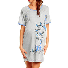 Load image into Gallery viewer, Short Sleeve Solid Nightdress