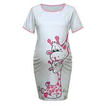 Load image into Gallery viewer, Short Sleeve Solid Nightdress