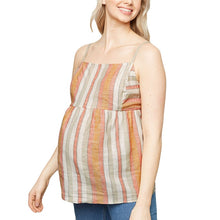 Load image into Gallery viewer, Stripe Off Shoulder Backless Vest Top